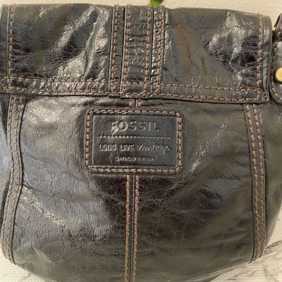 Fossil black/brown women’s small handbag - Picture 3 of 7